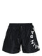 logo-jacquard swim shorts
